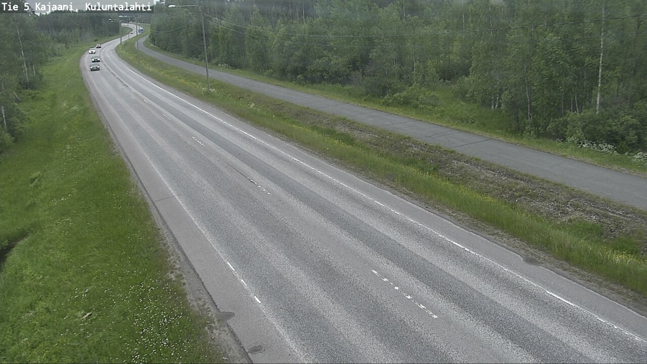 Weather Camera Image Road 5 Kajaani, Kuluntalahti, Kajaani, Kainuu