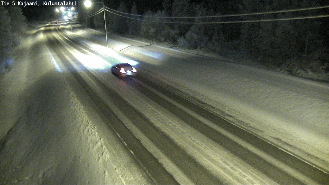Weather Camera Image Road 5 Kajaani, Kuluntalahti, Kajaani, Kainuu