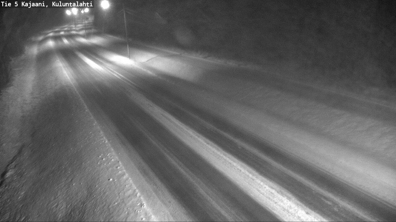 Weather Camera Image Väg 5 Kajaani, Kuluntalahti, Kajaani, Kainuu