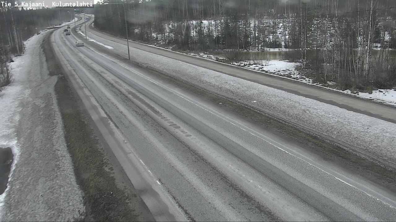 Weather Camera Image Road 5 Kajaani, Kuluntalahti, Kajaani, Kainuu