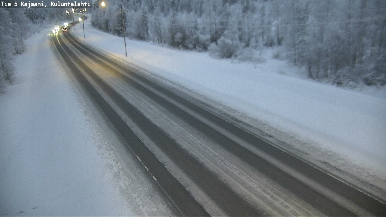 Weather Camera Image Road 5 Kajaani, Kuluntalahti, Kajaani, Kainuu