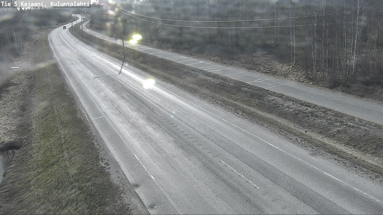 Weather Camera Image Väg 5 Kajaani, Kuluntalahti, Kajaani, Kainuu
