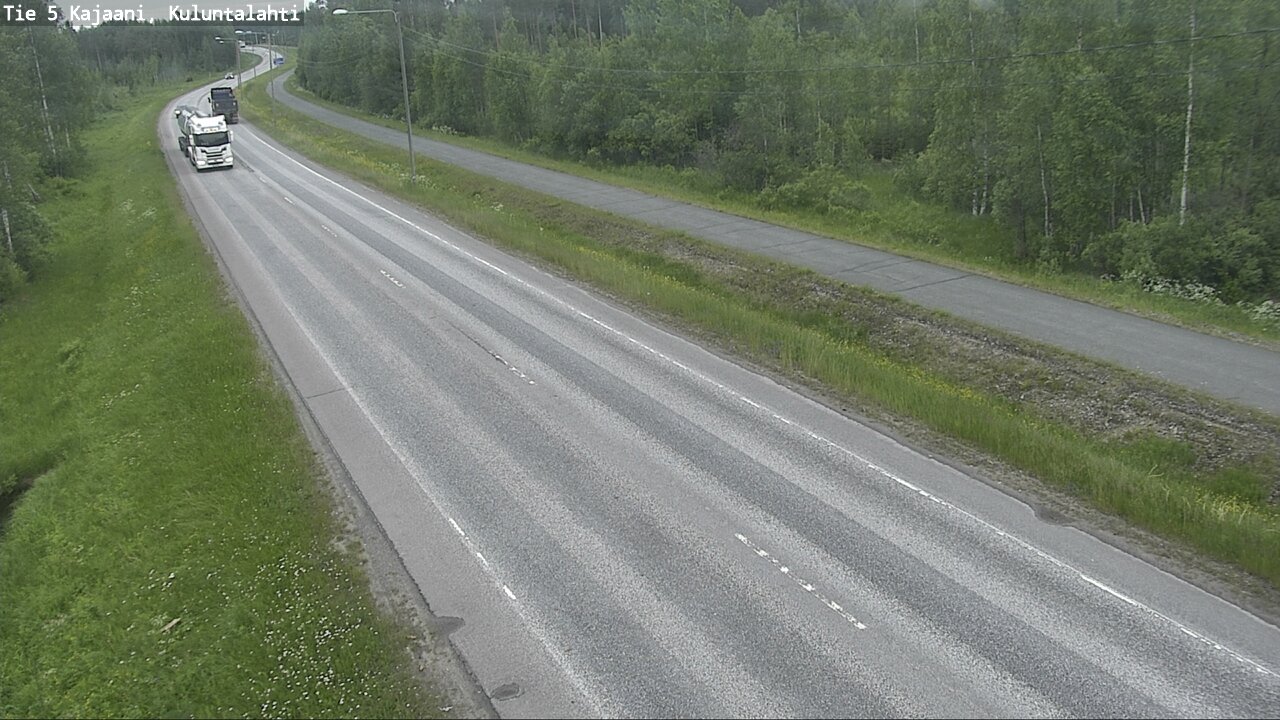 Weather Camera Image Road 5 Kajaani, Kuluntalahti, Kajaani, Kainuu