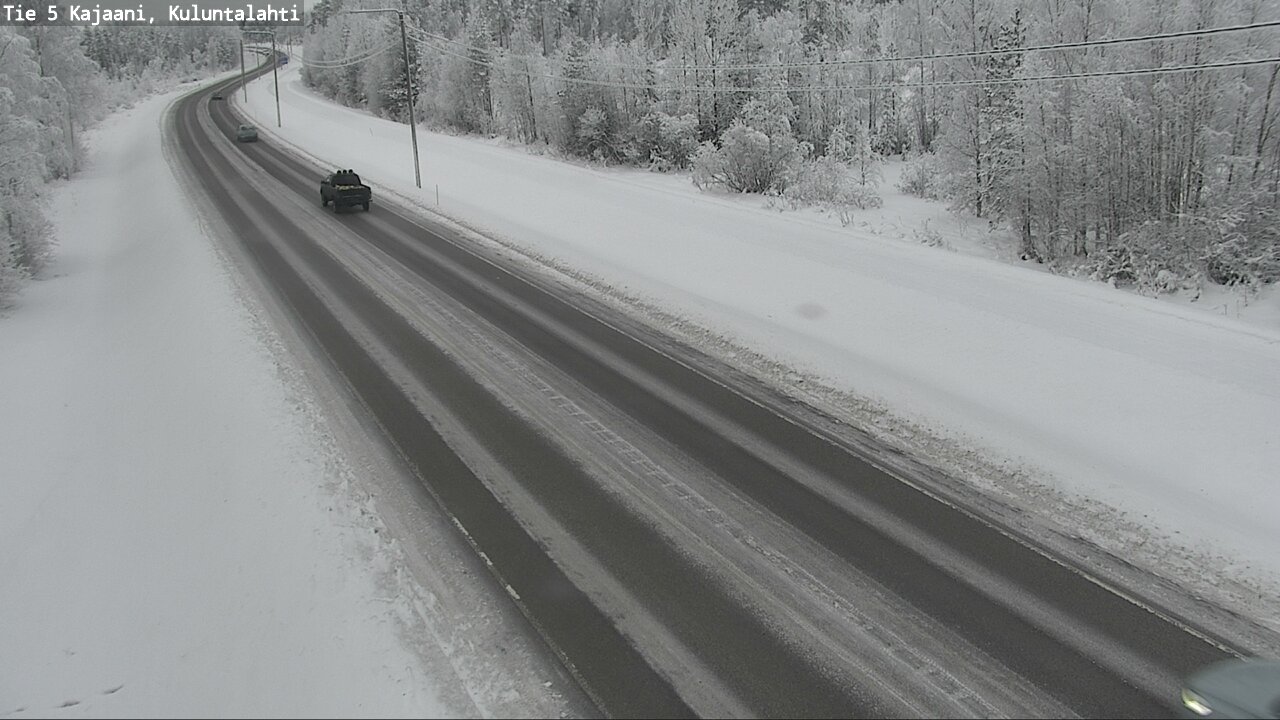 Weather Camera Image Road 5 Kajaani, Kuluntalahti, Kajaani, Kainuu