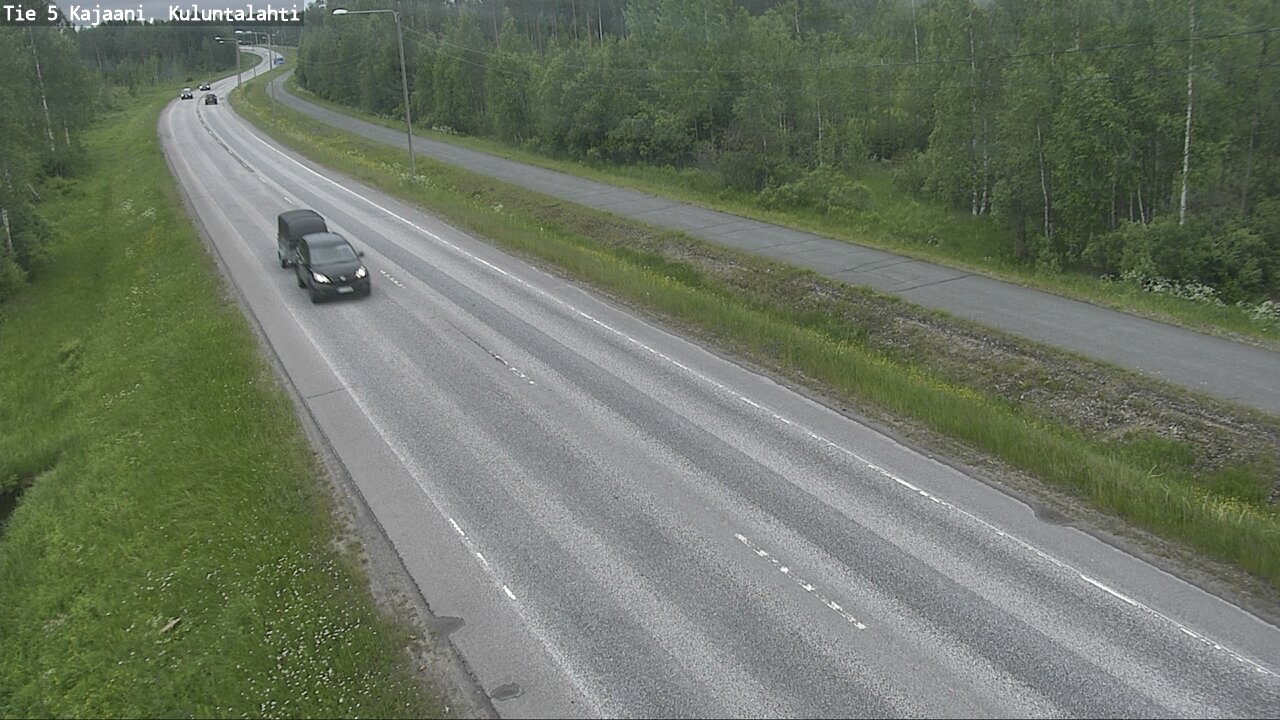 Weather Camera Image Road 5 Kajaani, Kuluntalahti, Kajaani, Kainuu