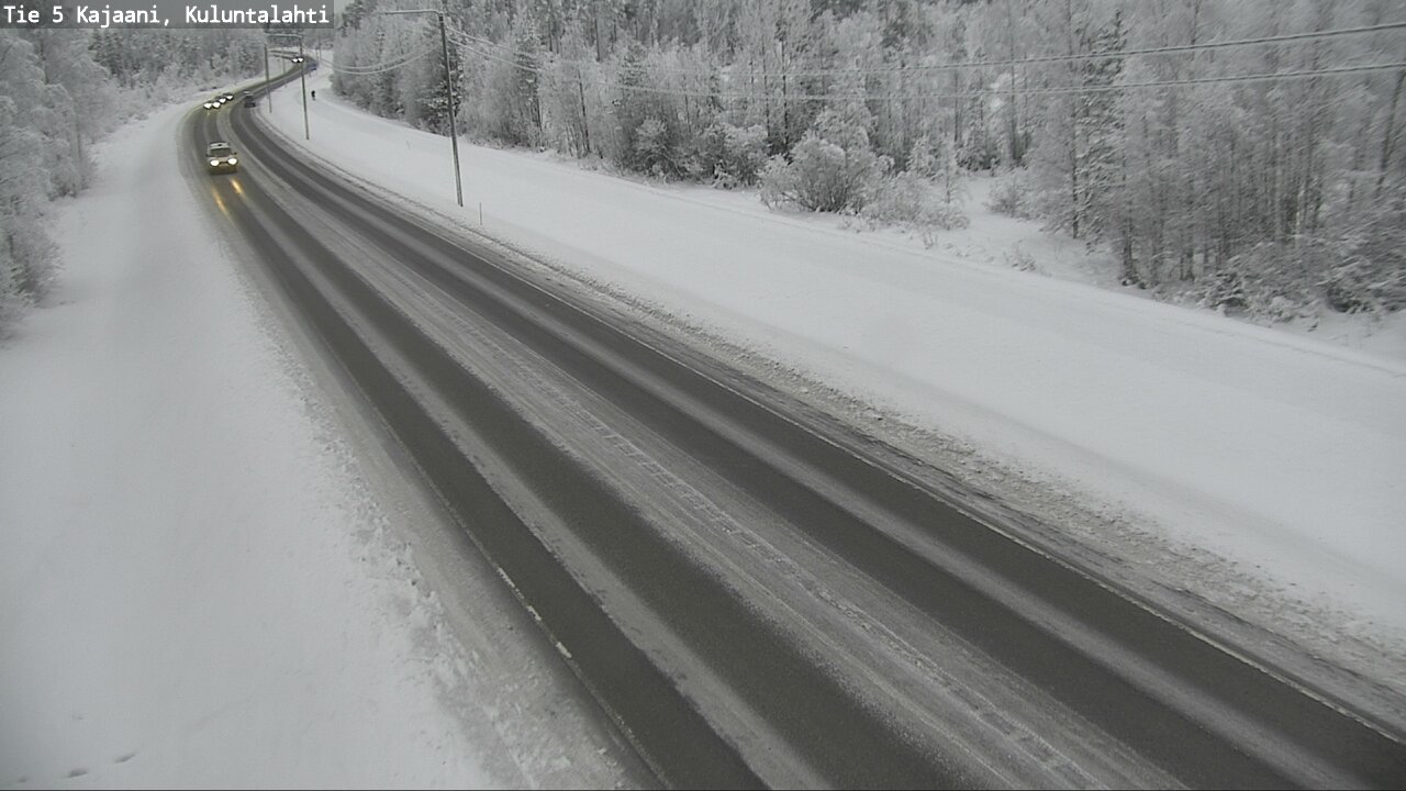 Weather Camera Image Väg 5 Kajaani, Kuluntalahti, Kajaani, Kainuu