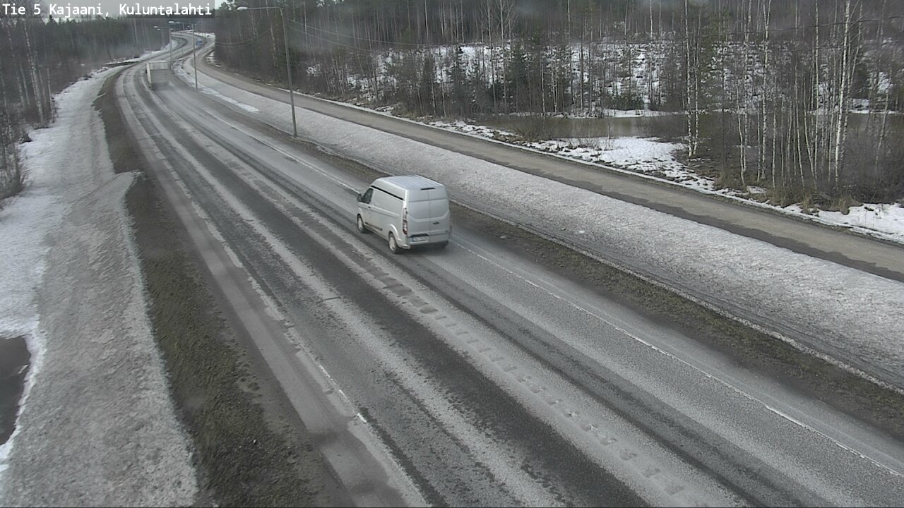 Weather Camera Image Road 5 Kajaani, Kuluntalahti, Kajaani, Kainuu