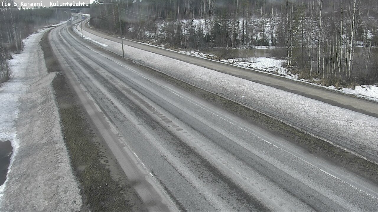 Weather Camera Image Road 5 Kajaani, Kuluntalahti, Kajaani, Kainuu