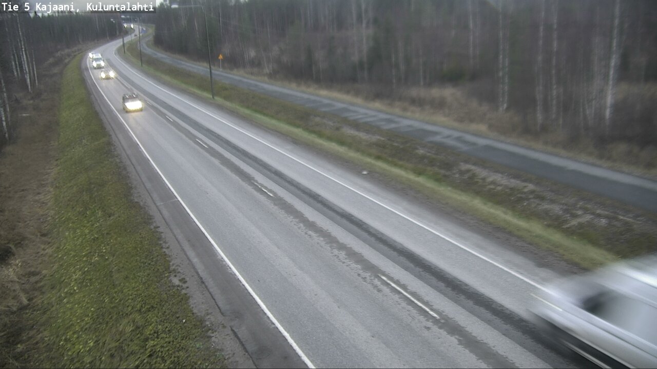 Weather Camera Image Road 5 Kajaani, Kuluntalahti, Kajaani, Kainuu