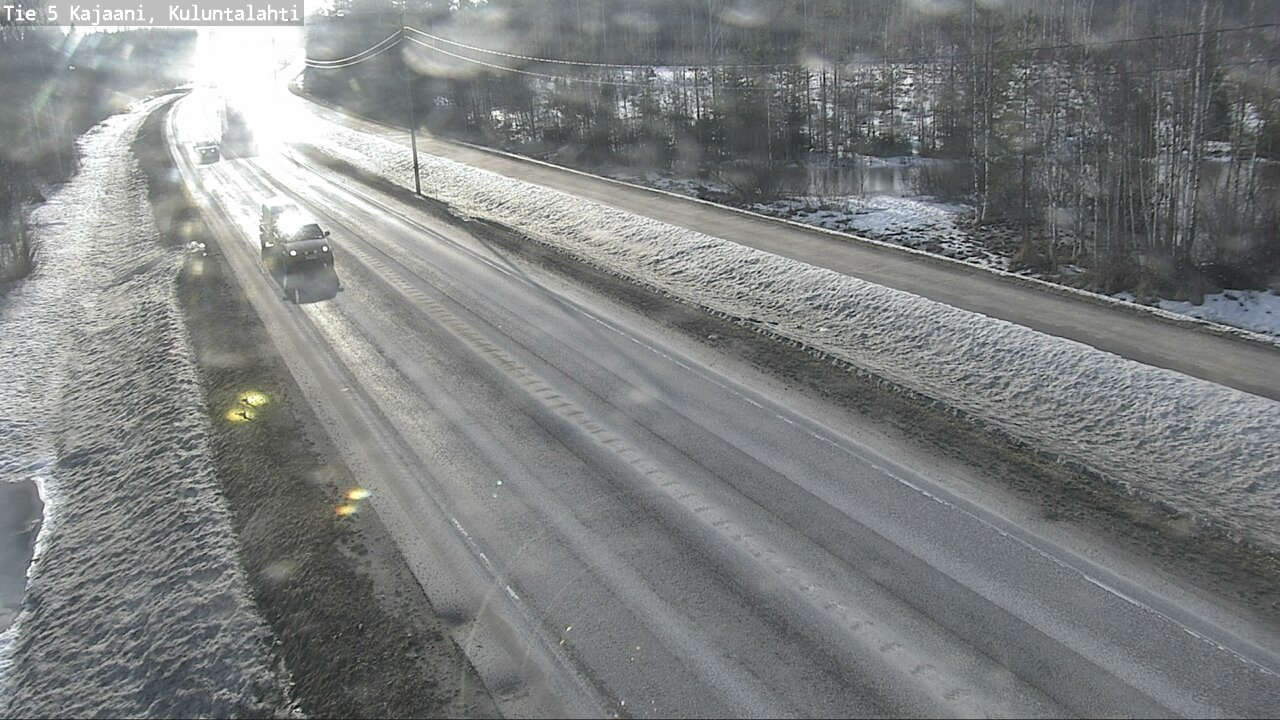 Weather Camera Image Road 5 Kajaani, Kuluntalahti, Kajaani, Kainuu