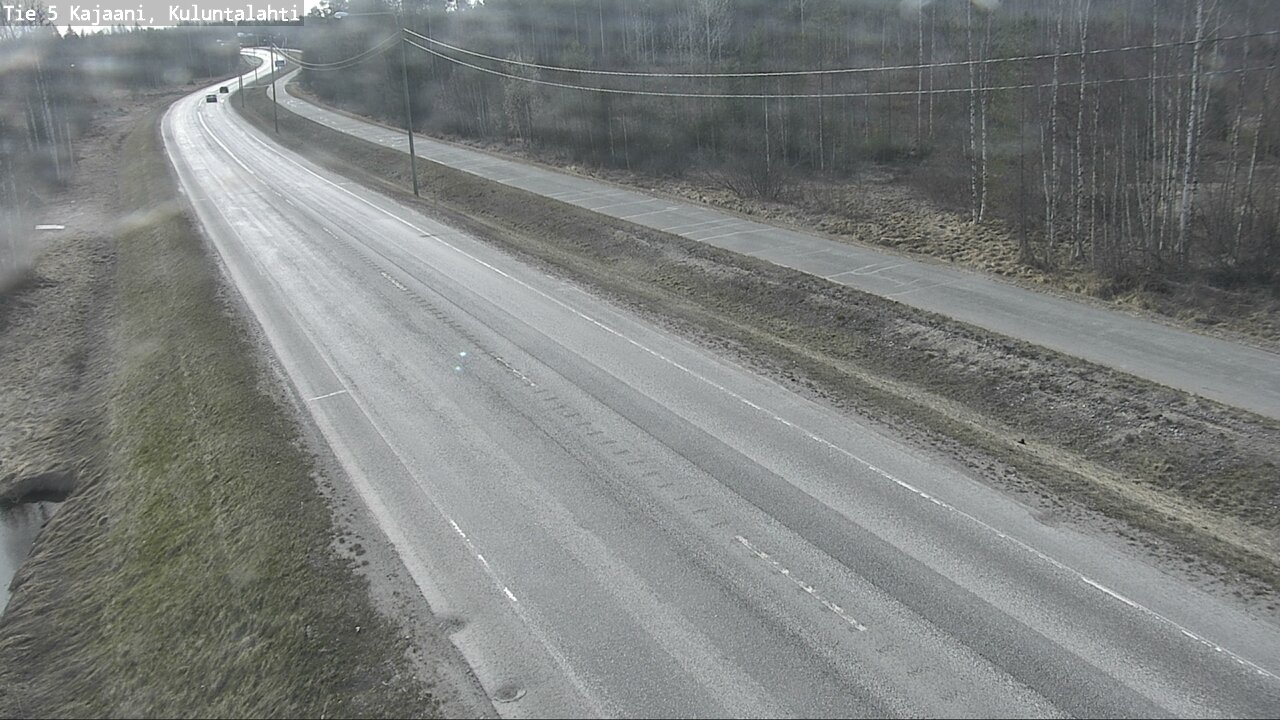Weather Camera Image Väg 5 Kajaani, Kuluntalahti, Kajaani, Kainuu