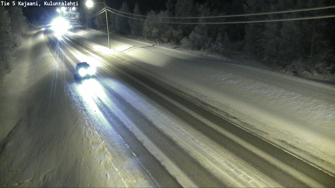 Weather Camera Image Road 5 Kajaani, Kuluntalahti, Kajaani, Kainuu