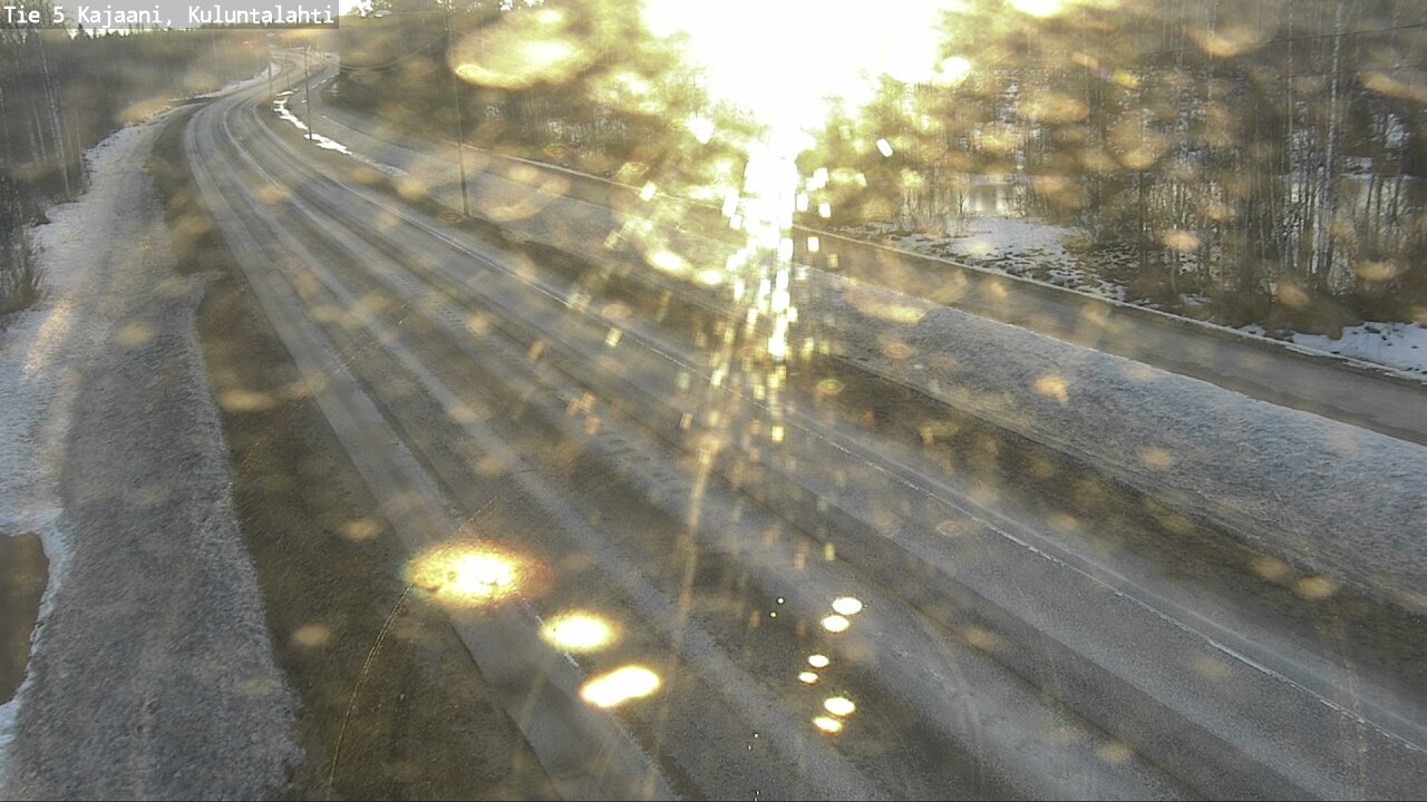 Weather Camera Image Road 5 Kajaani, Kuluntalahti, Kajaani, Kainuu