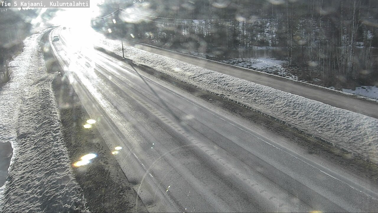 Weather Camera Image Road 5 Kajaani, Kuluntalahti, Kajaani, Kainuu