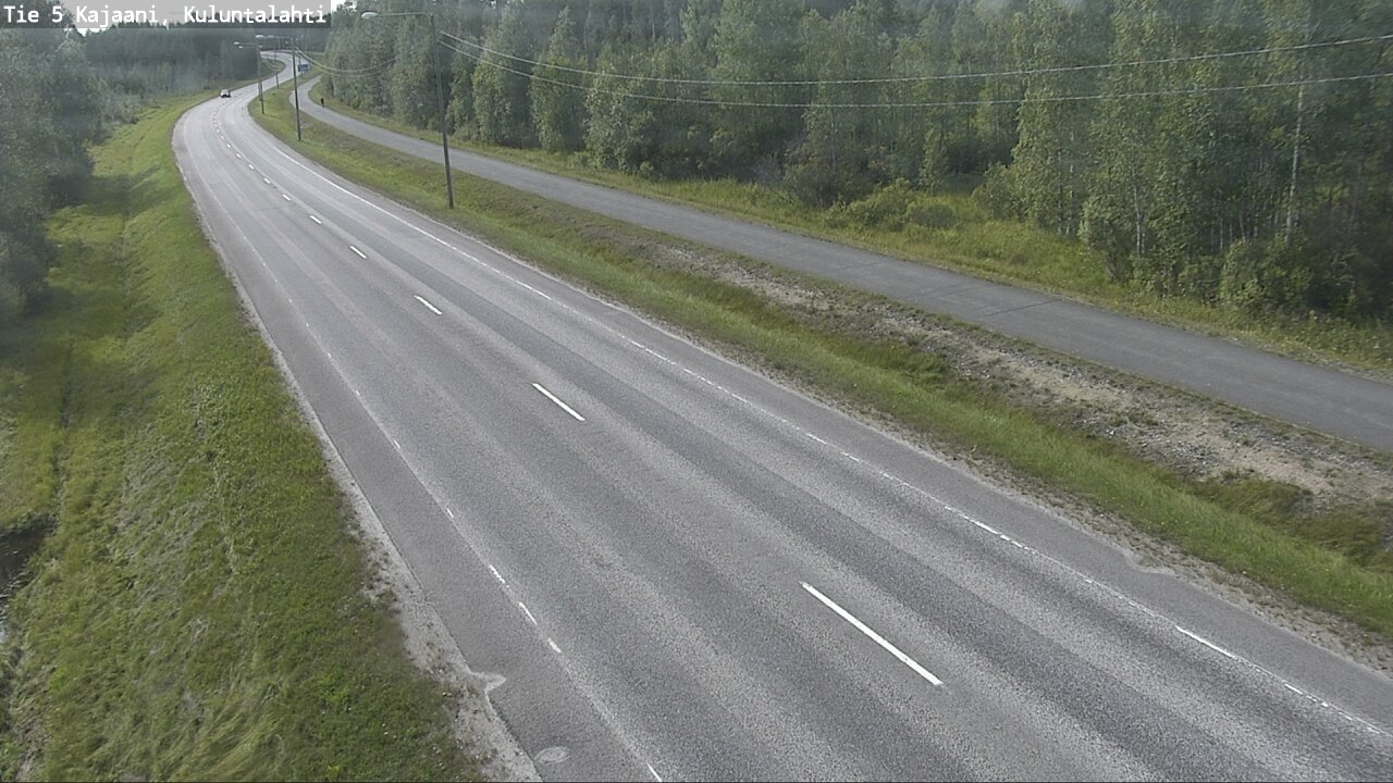 Weather Camera Image Road 5 Kajaani, Kuluntalahti, Kajaani, Kainuu