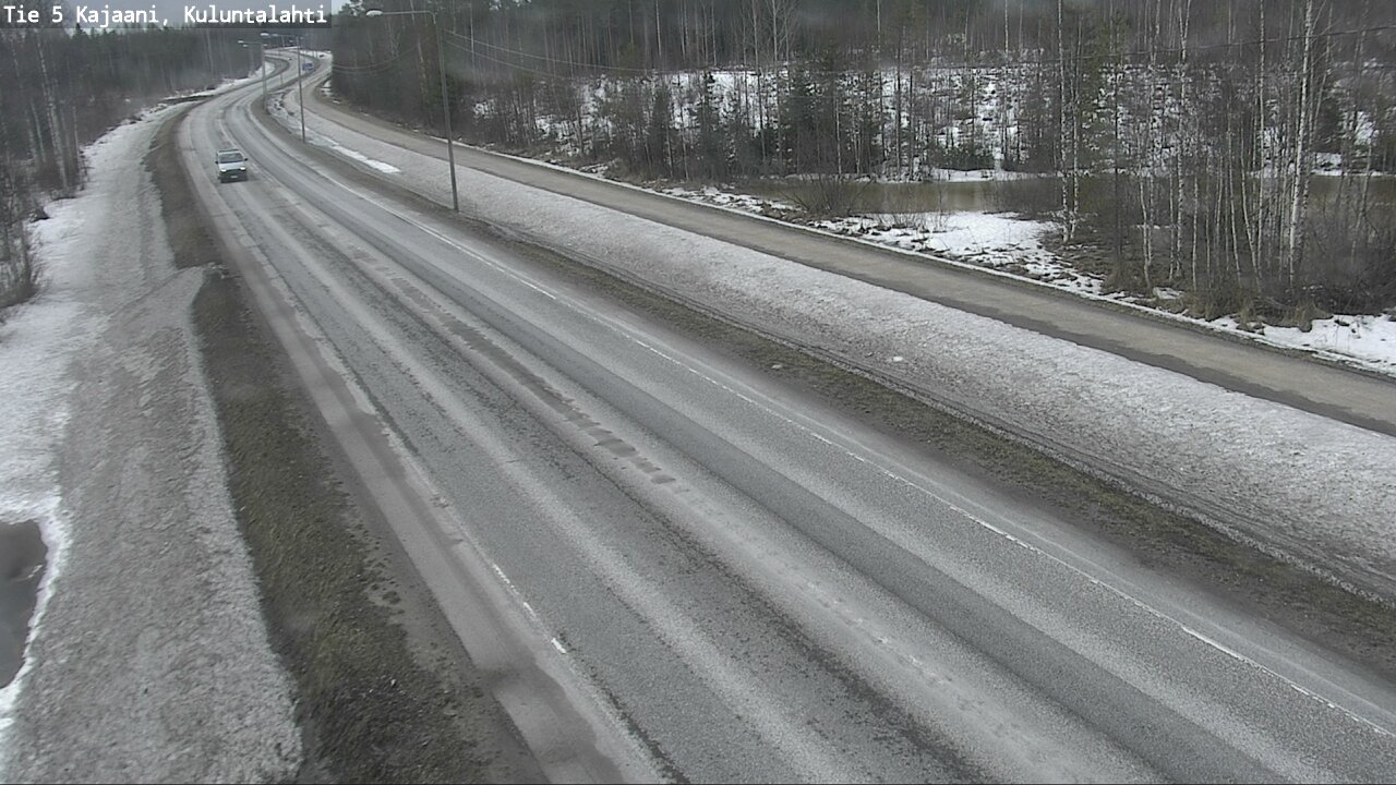 Weather Camera Image Road 5 Kajaani, Kuluntalahti, Kajaani, Kainuu