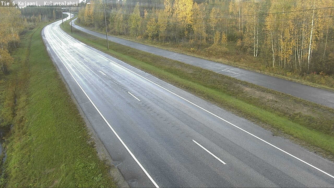 Weather Camera Image Road 5 Kajaani, Kuluntalahti, Kajaani, Kainuu