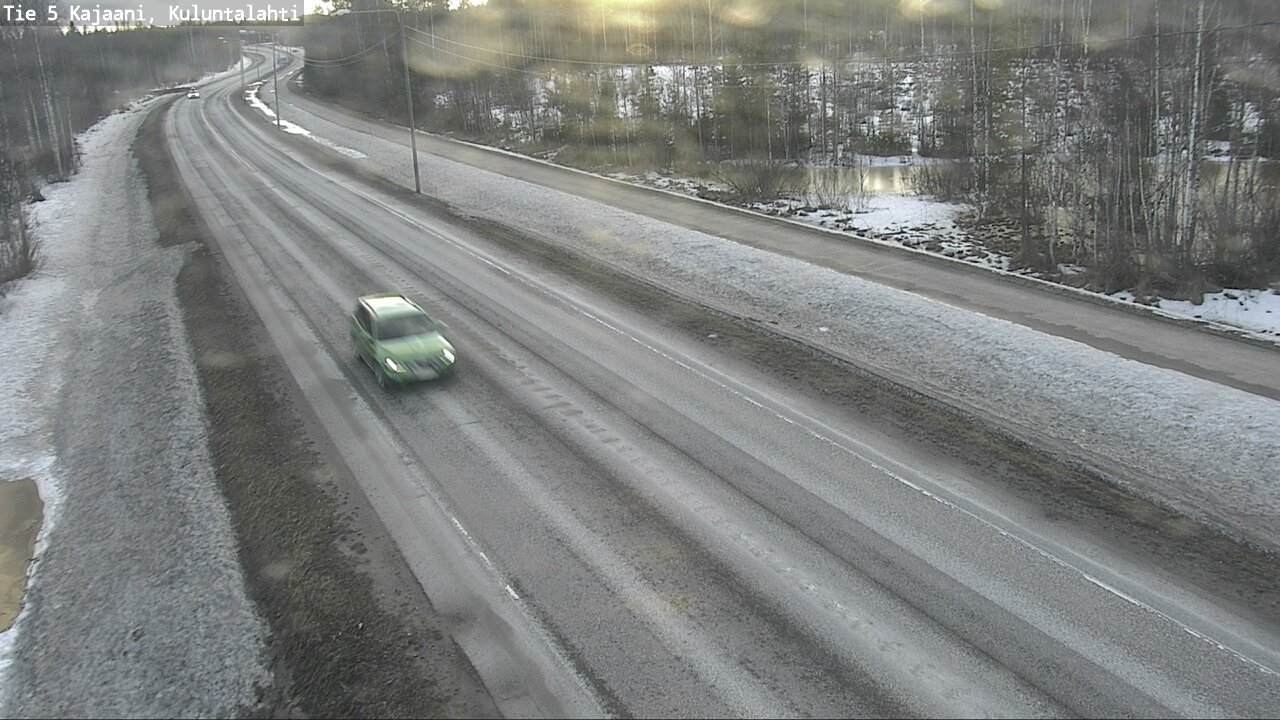 Weather Camera Image Road 5 Kajaani, Kuluntalahti, Kajaani, Kainuu