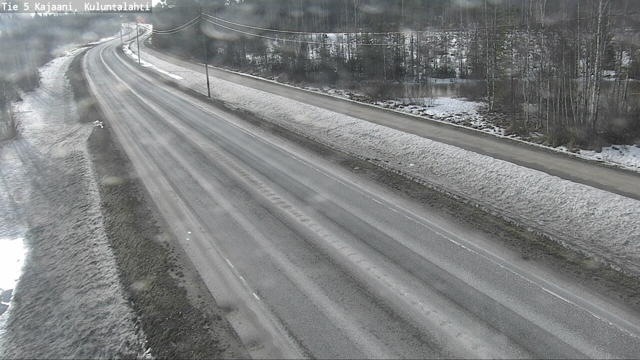 Weather Camera Image Road 5 Kajaani, Kuluntalahti, Kajaani, Kainuu