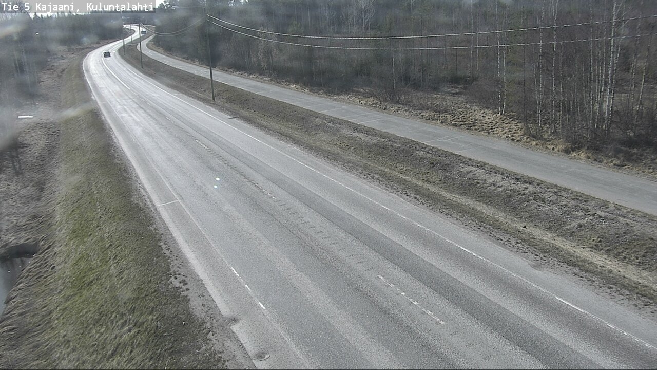 Weather Camera Image Väg 5 Kajaani, Kuluntalahti, Kajaani, Kainuu