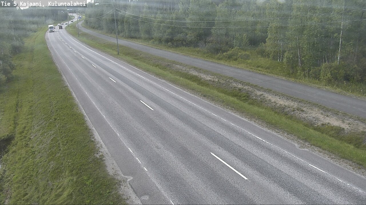 Weather Camera Image Road 5 Kajaani, Kuluntalahti, Kajaani, Kainuu