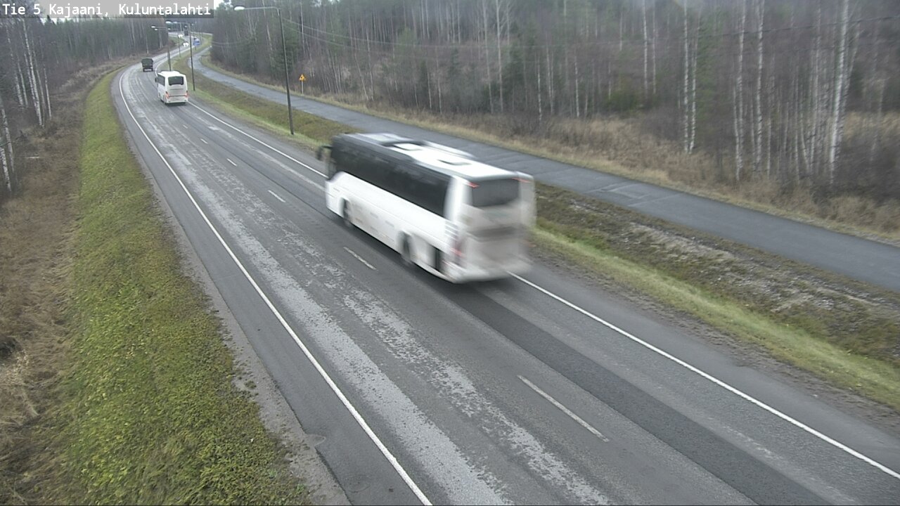 Weather Camera Image Väg 5 Kajaani, Kuluntalahti, Kajaani, Kainuu