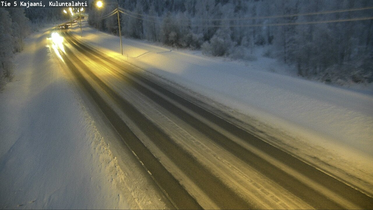 Weather Camera Image Road 5 Kajaani, Kuluntalahti, Kajaani, Kainuu