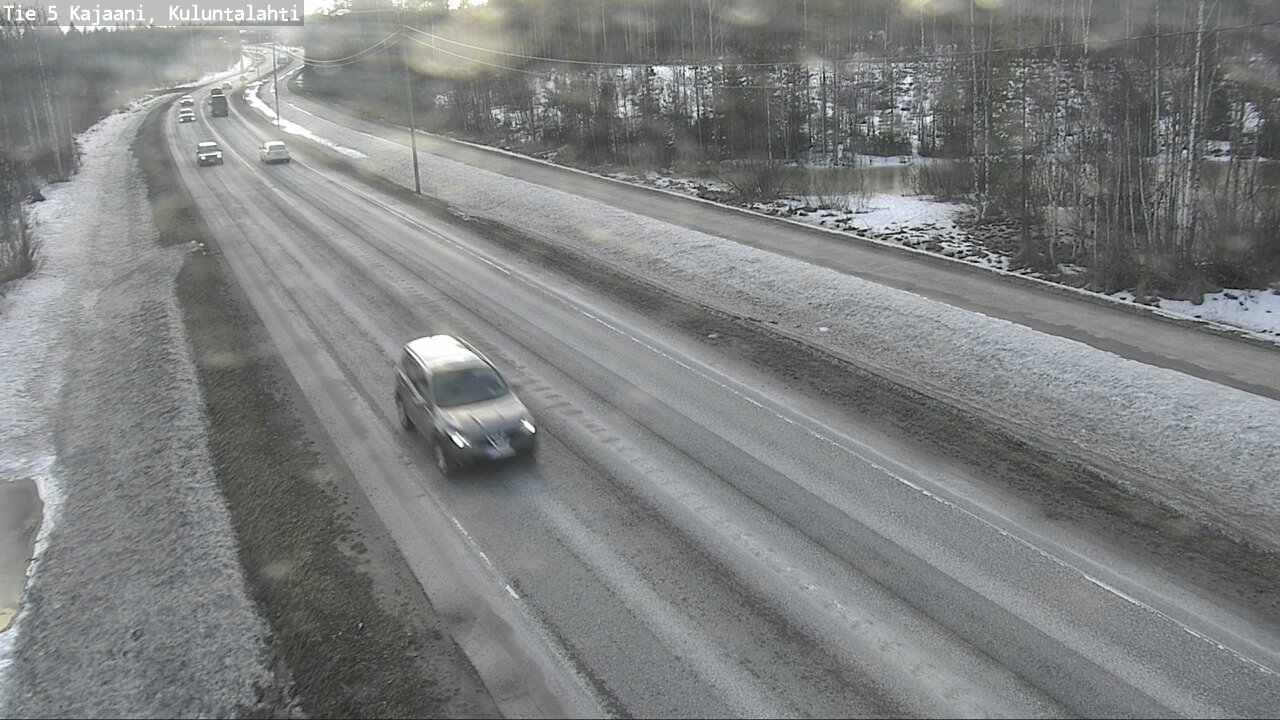 Weather Camera Image Road 5 Kajaani, Kuluntalahti, Kajaani, Kainuu