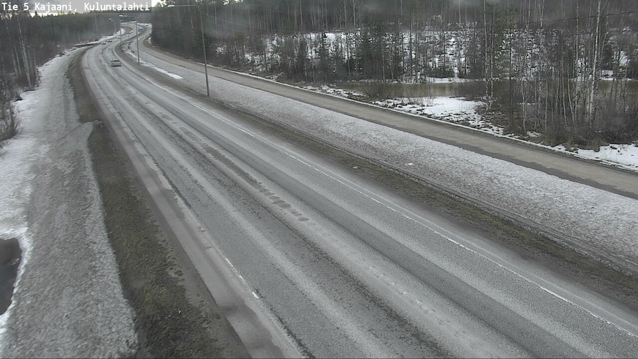 Weather Camera Image Road 5 Kajaani, Kuluntalahti, Kajaani, Kainuu
