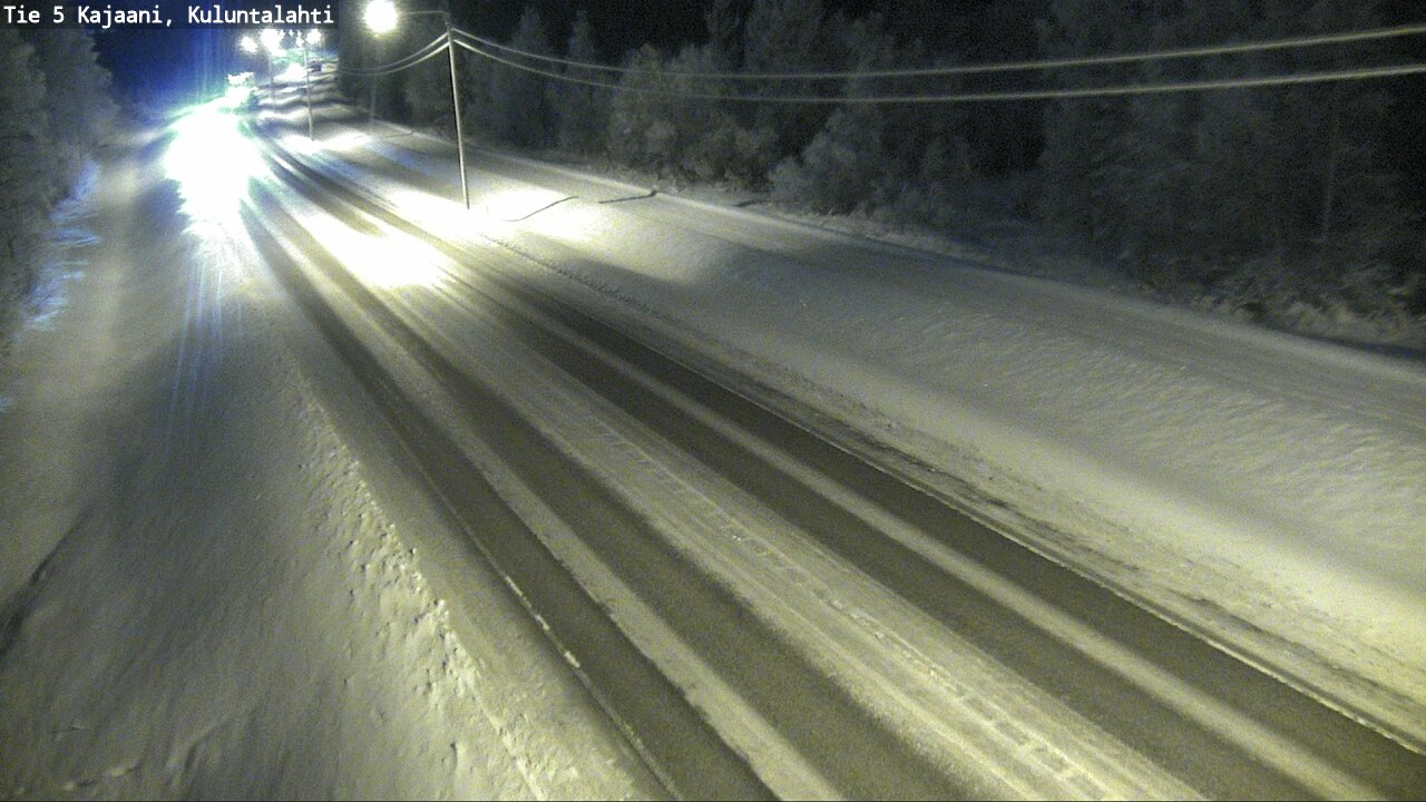 Weather Camera Image Road 5 Kajaani, Kuluntalahti, Kajaani, Kainuu
