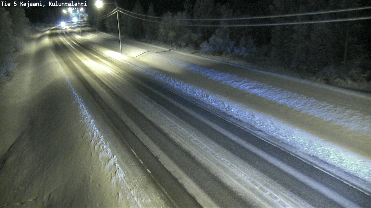 Weather Camera Image Road 5 Kajaani, Kuluntalahti, Kajaani, Kainuu