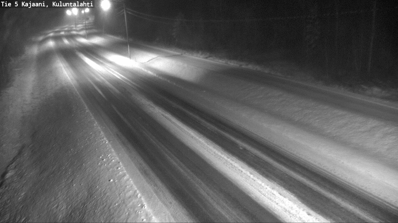 Weather Camera Image Väg 5 Kajaani, Kuluntalahti, Kajaani, Kainuu