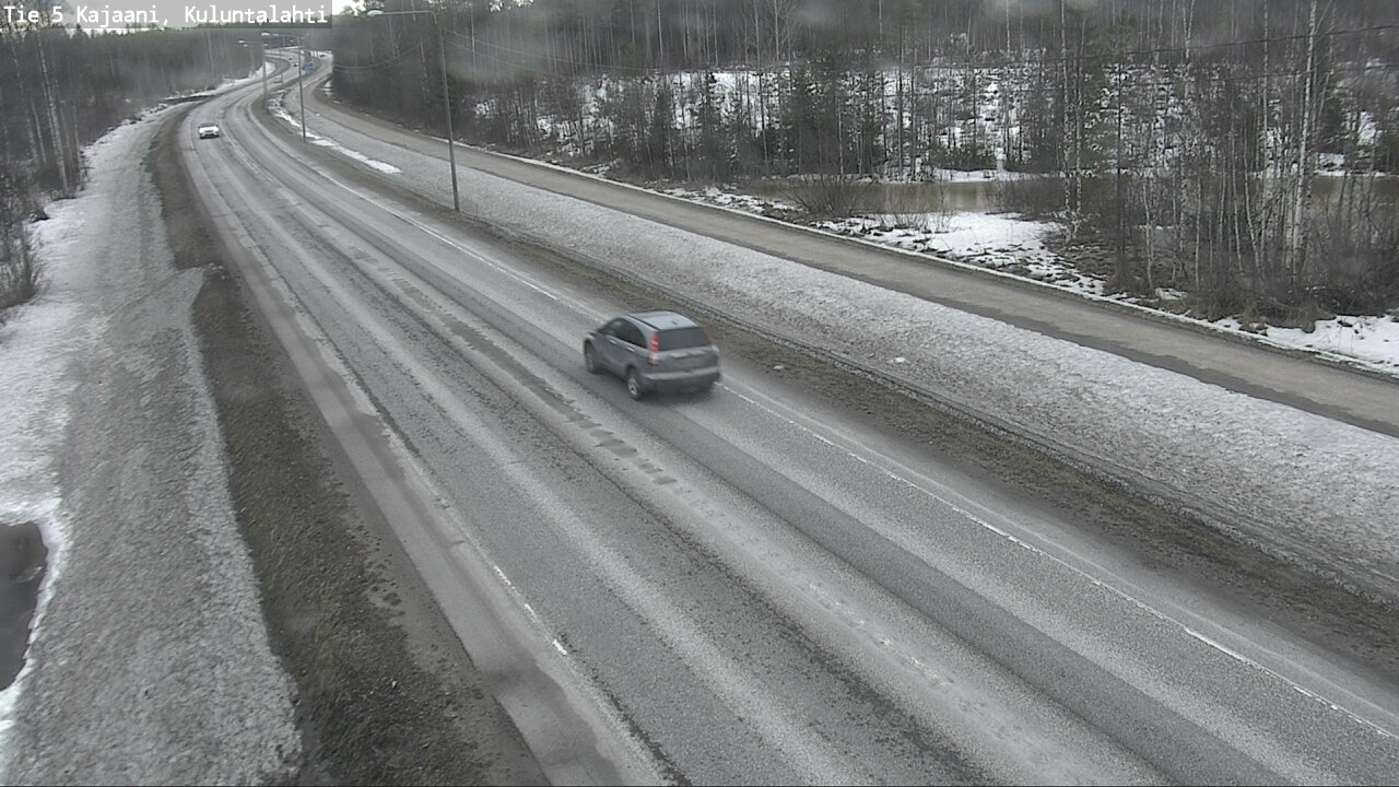 Weather Camera Image Road 5 Kajaani, Kuluntalahti, Kajaani, Kainuu