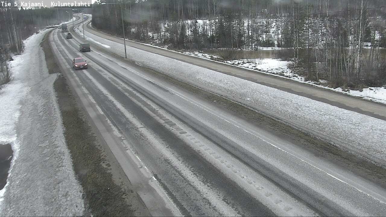 Weather Camera Image Road 5 Kajaani, Kuluntalahti, Kajaani, Kainuu