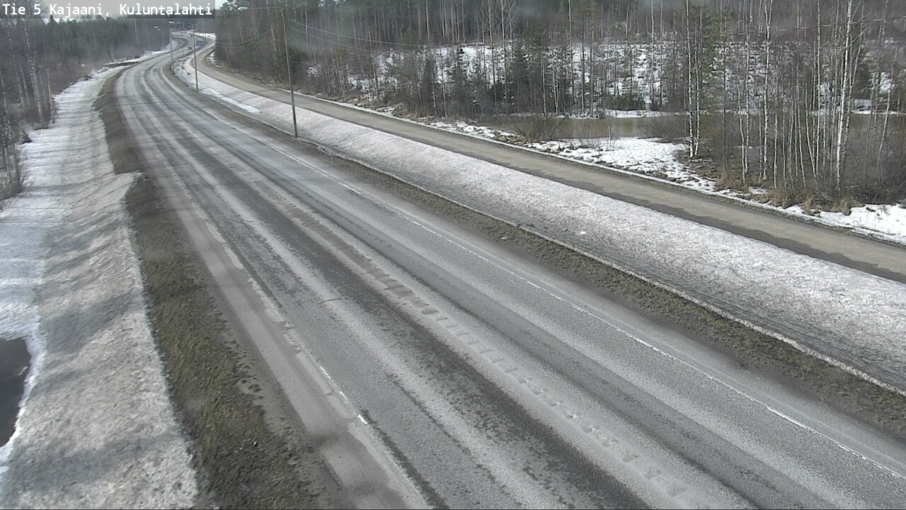 Weather Camera Image Road 5 Kajaani, Kuluntalahti, Kajaani, Kainuu