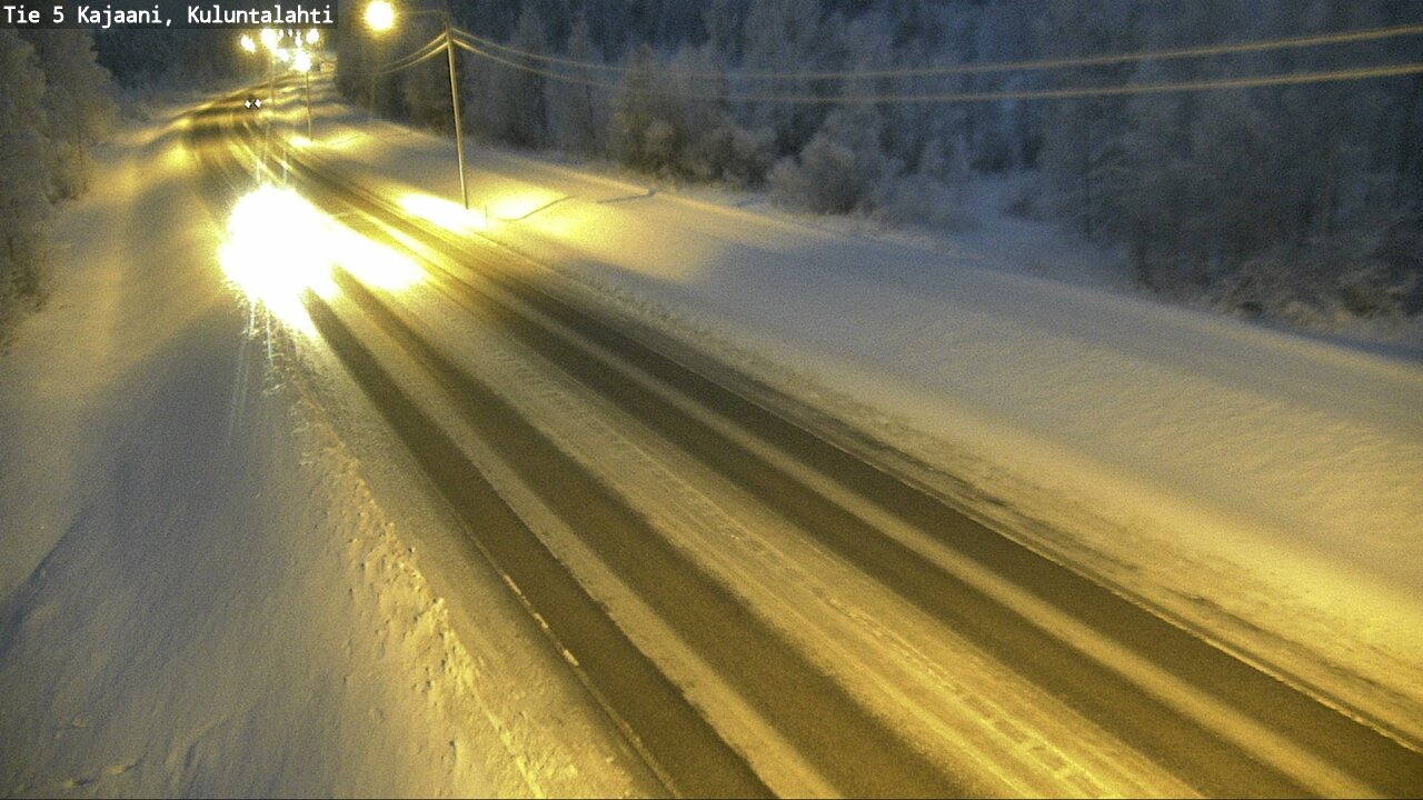 Weather Camera Image Road 5 Kajaani, Kuluntalahti, Kajaani, Kainuu