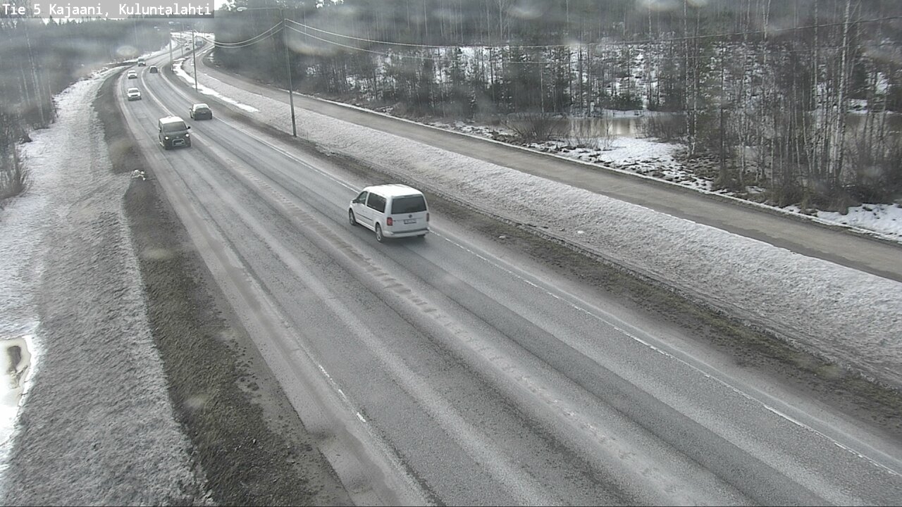 Weather Camera Image Road 5 Kajaani, Kuluntalahti, Kajaani, Kainuu