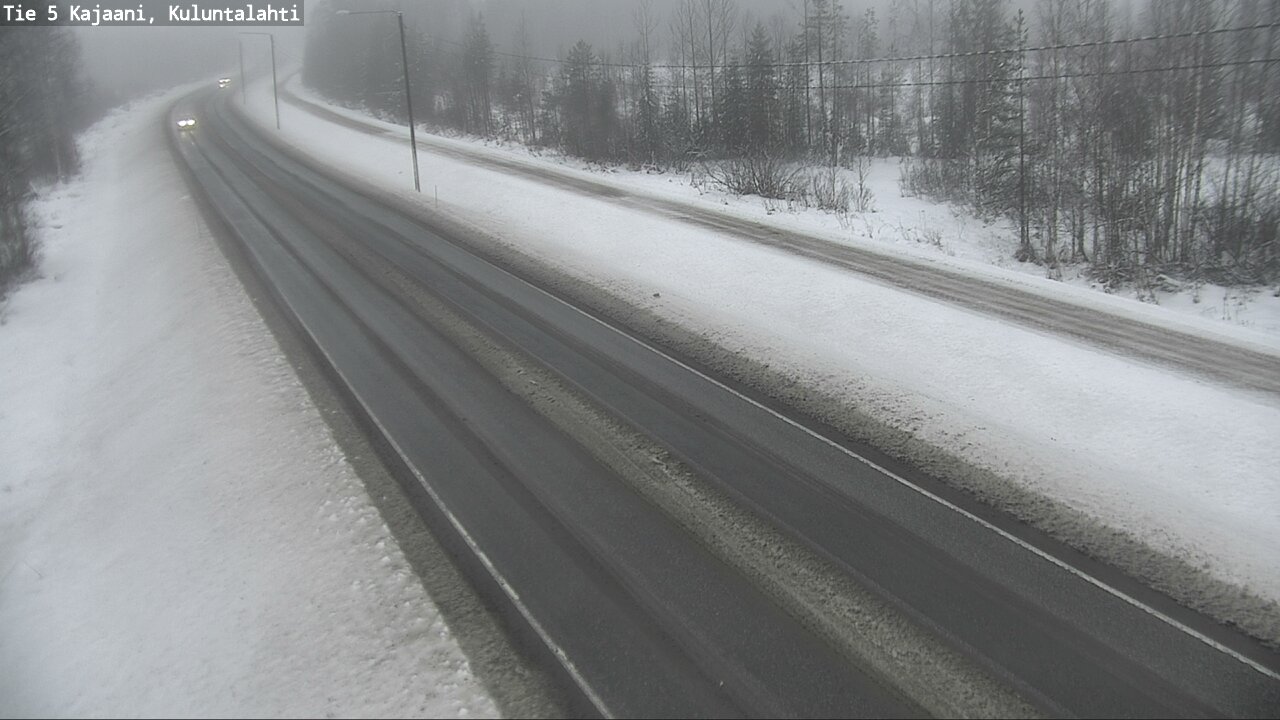 Weather Camera Image Road 5 Kajaani, Kuluntalahti, Kajaani, Kainuu