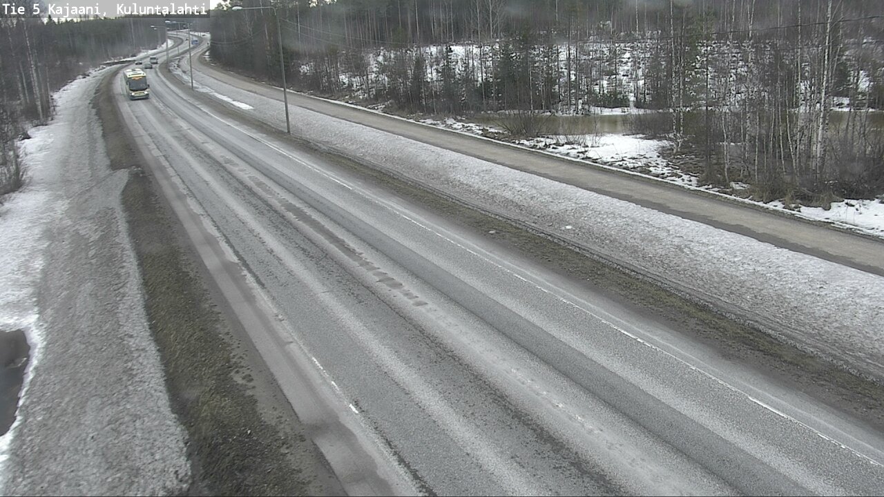Weather Camera Image Road 5 Kajaani, Kuluntalahti, Kajaani, Kainuu