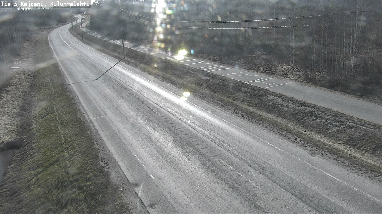 Weather Camera Image Väg 5 Kajaani, Kuluntalahti, Kajaani, Kainuu
