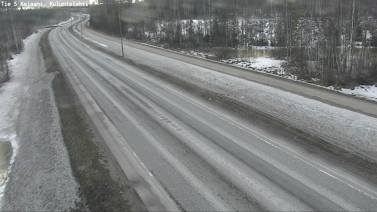 Weather Camera Image Road 5 Kajaani, Kuluntalahti, Kajaani, Kainuu