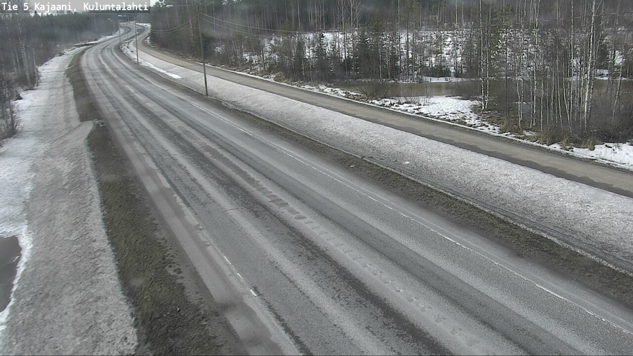 Weather Camera Image Road 5 Kajaani, Kuluntalahti, Kajaani, Kainuu
