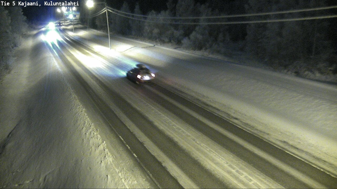 Weather Camera Image Road 5 Kajaani, Kuluntalahti, Kajaani, Kainuu