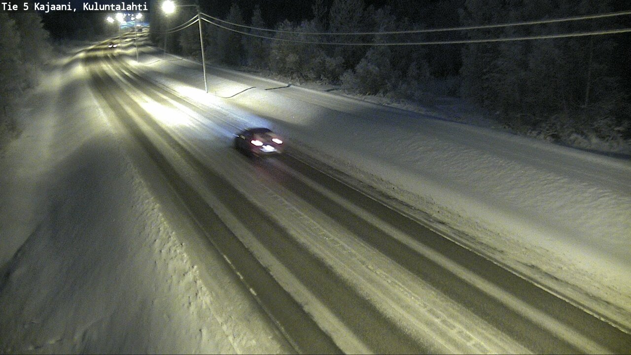 Weather Camera Image Road 5 Kajaani, Kuluntalahti, Kajaani, Kainuu