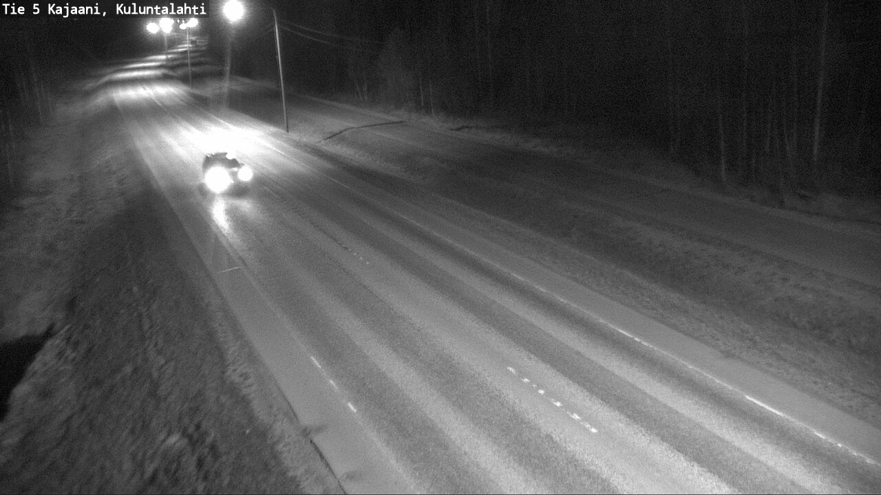 Weather Camera Image Road 5 Kajaani, Kuluntalahti, Kajaani, Kainuu