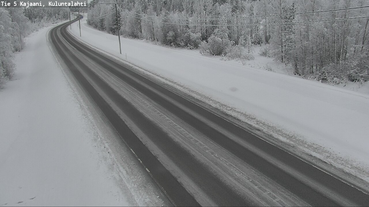 Weather Camera Image Road 5 Kajaani, Kuluntalahti, Kajaani, Kainuu