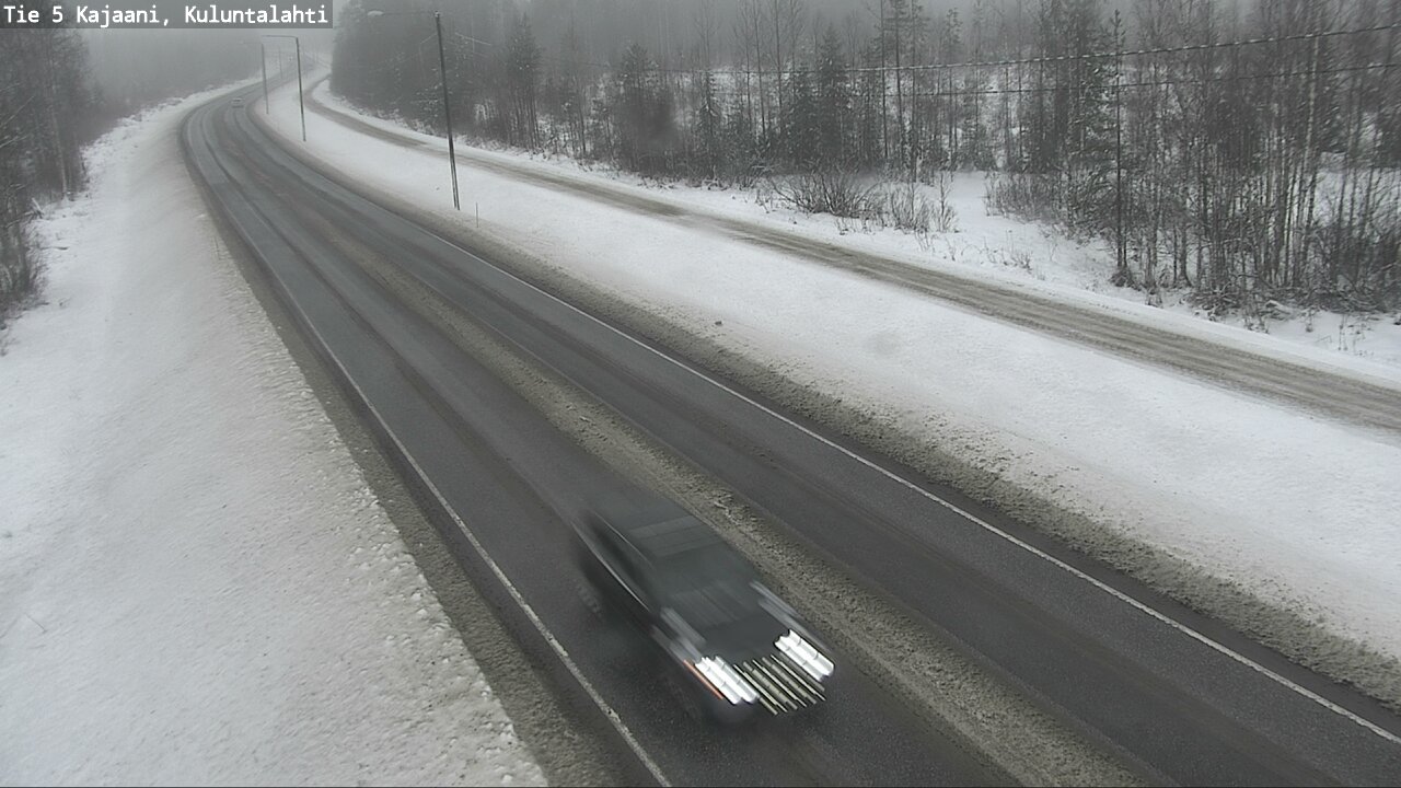 Weather Camera Image Road 5 Kajaani, Kuluntalahti, Kajaani, Kainuu