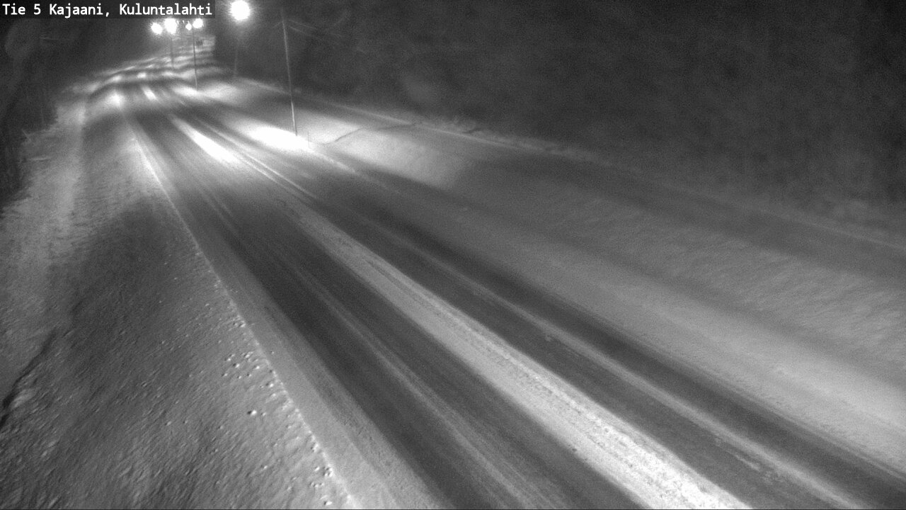 Weather Camera Image Väg 5 Kajaani, Kuluntalahti, Kajaani, Kainuu