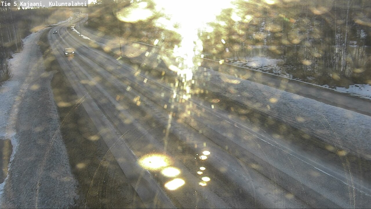 Weather Camera Image Road 5 Kajaani, Kuluntalahti, Kajaani, Kainuu