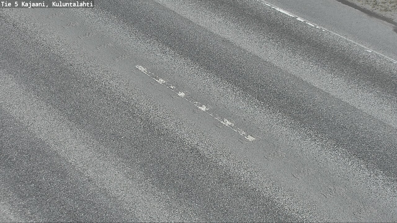 Weather Camera Image Väg 5 Kajaani, Kuluntalahti, Kajaani, Kainuu